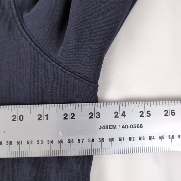 Lacoste Men's Navy Crewneck Pullover Blue/Grey Sleeve Detail, XL - Picture 6 of 7